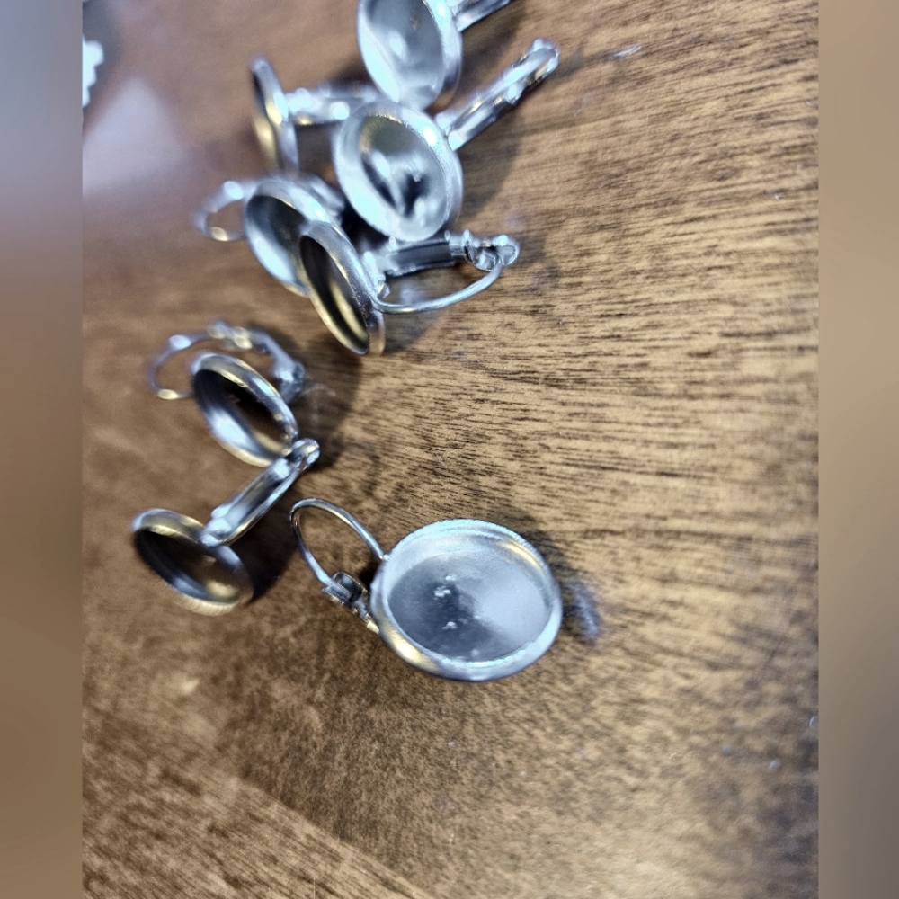 Silver LeverBack DIY Earring
